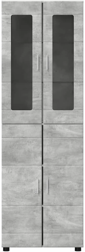 Aukštas spintelė FLORIN 60 x 35 x 182 cm Betono pilka