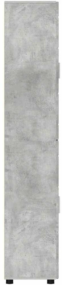Aukštas spintelė FLORIN 60 x 35 x 182 cm Betono pilka