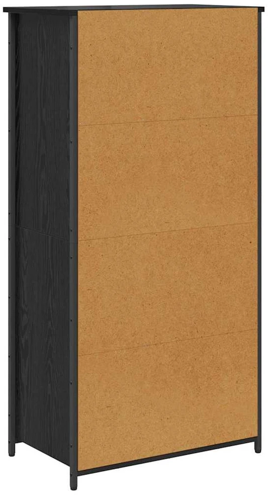 Aukštas spintelė Juodas ąžuolas 62 x 36 x 121,5 cm