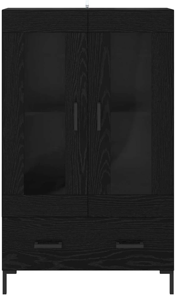 Aukštas spintelė Juodas ąžuolas 69,5 x 31 x 115 cm