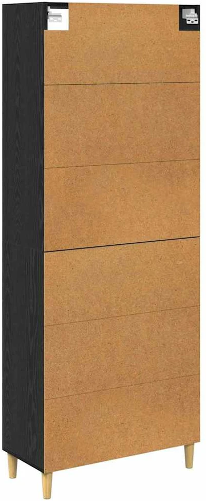 Aukštas spintelė Juodas ąžuolas 69,5 x 32,5 x 180 cm