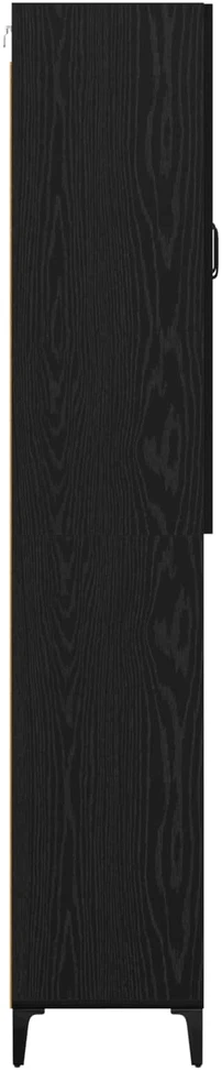 Aukštas spintelė Juodas ąžuolas 69,5 x 34 x 180 cm