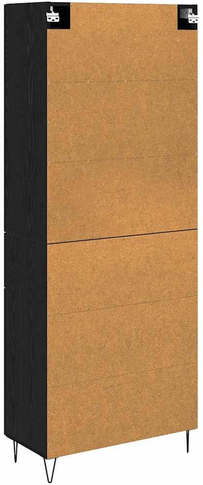 Aukštas spintelė Juodas ąžuolas 69,5 x 34 x 180 cm