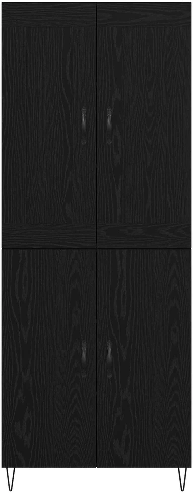 Aukštas spintelė Juodas ąžuolas 69,5 x 34 x 180 cm
