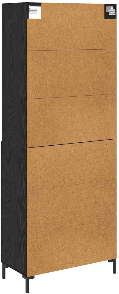 Aukštas spintelė Juodas ąžuolas 69,5 x 34 x 180 cm