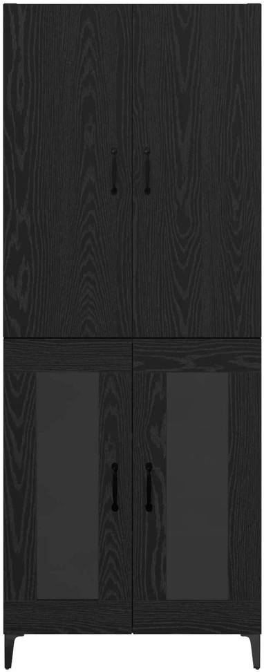 Aukštas spintelė Juodas ąžuolas 69,5 x 34 x 180 cm