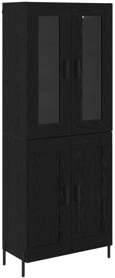 Aukštas spintelė Juodas ąžuolas 69,5 x 34 x 180 cm