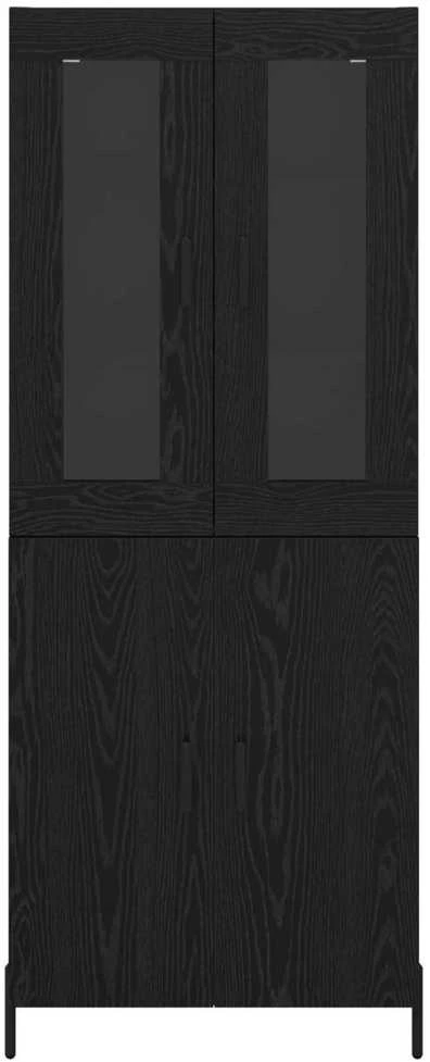 Aukštas spintelė Juodas ąžuolas 69,5 x 34 x 180 cm