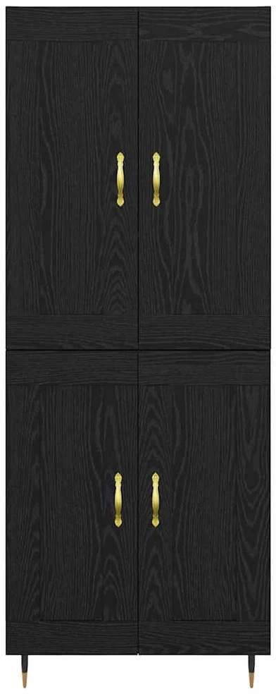 Aukštas spintelė Juodas ąžuolas 69,5 x 34 x 90 cm