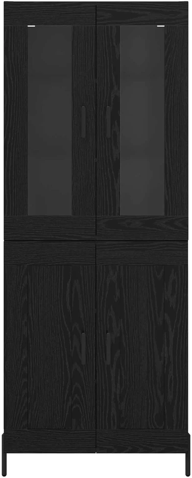 Aukštas spintelė Juodas ąžuolas 69,5 x 34 x 180 cm
