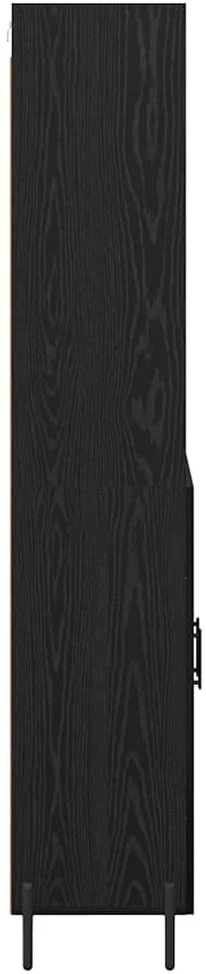 Aukštas spintelė Juodas ąžuolas 69,5 x 34 x 180 cm