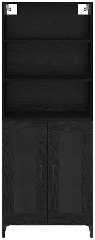 Aukštas spintelė Juodas ąžuolas 69,5 x 34 x 180 cm