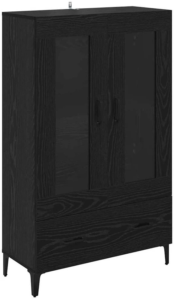 Aukštas spintelė Juodas ąžuolas 70 x 31 x 115 cm