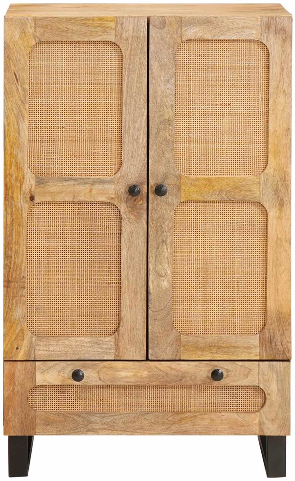 Aukštas spintelė Ruda 40 x 33 x 110 cm Kietas mango medis