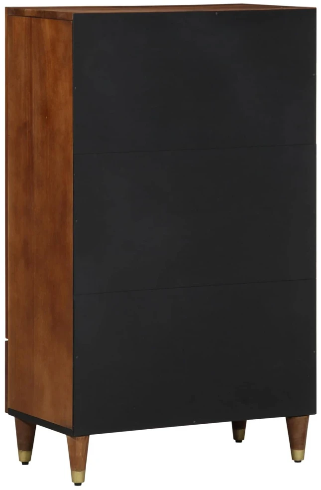 Aukštas spintelė Ruda 60 x 33 x 100 cm Kietas mango medis