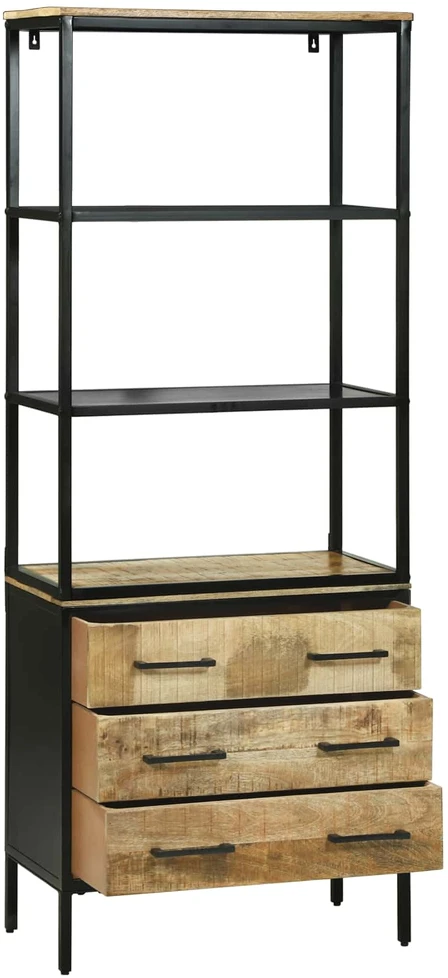 Aukštas spintelė Ruda 70 x 35 x 180 cm Kietas mango medis