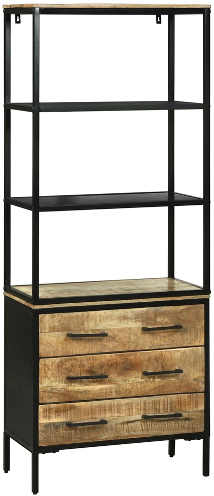 Aukštas spintelė Ruda 70 x 35 x 180 cm Kietas mango medis