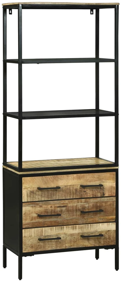Aukštas spintelė Ruda 70 x 35 x 180 cm Kietas mango medis
