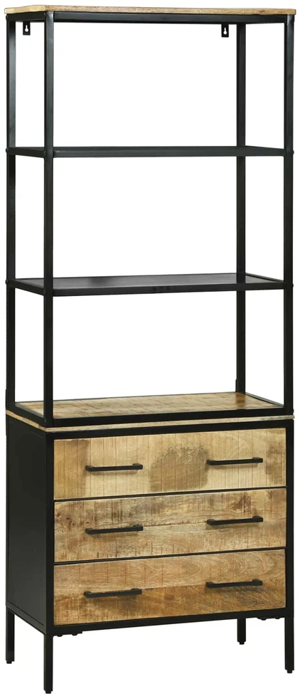 Aukštas spintelė Ruda 70 x 35 x 180 cm Kietas mango medis