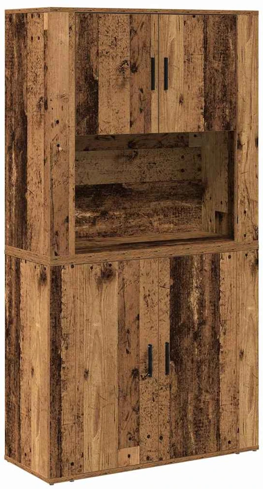 Aukštas spintelė Senas medis 80 x 33 x 150 cm Apdirbta mediena