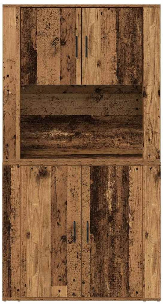 Aukštas spintelė Senas medis 80 x 33 x 150 cm Apdirbta mediena
