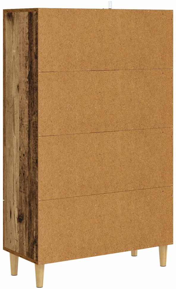 Aukštas spintelė Sendintos medienos 70 x 31 x 115 cm