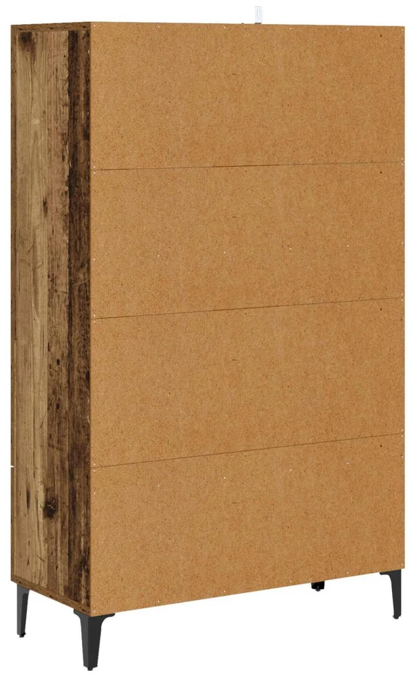 Aukštas spintelė Sendintos medienos 70 x 31 x 115 cm