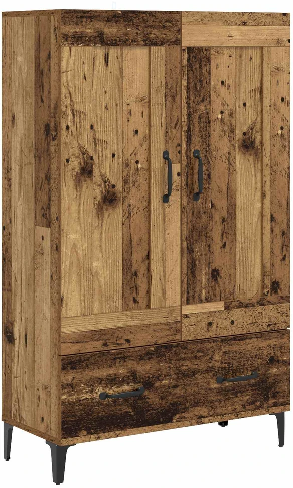 Aukštas spintelė Sendintos medienos 70 x 31 x 115 cm
