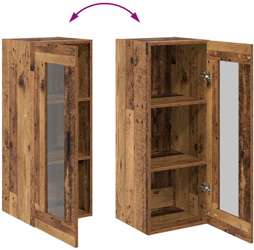 Aukštas spintelė Senovinis medis 34,5 x 34 x 180 cm