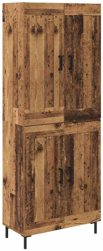 Aukštas spintelė 2 vnt. Senovinis medis 69,5 x 34 x 180 cm