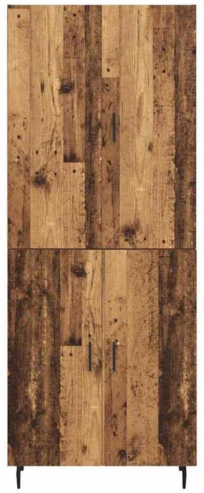 Aukštas spintelė 2 vnt. Senovinis medis 69,5 x 34 x 180 cm