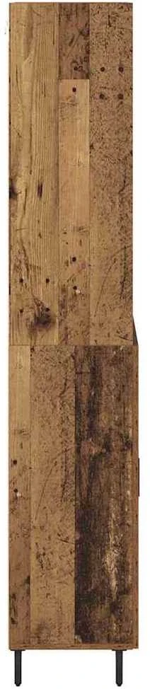 Aukštas spintelė 2 vnt. Senovinis medis 69,5 x 32,5 x 180 cm