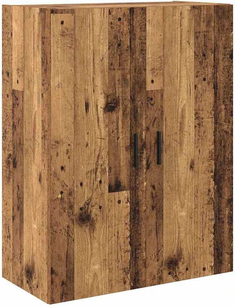 Aukštas spintelė 2 vnt. Senovinis medis 69,5 x 34 x 180 cm