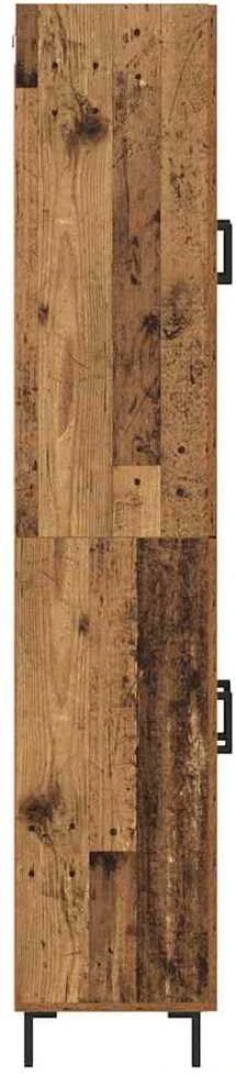 Aukštas spintelė 2 vnt. Senovinis medis 69,5 x 34 x 180 cm