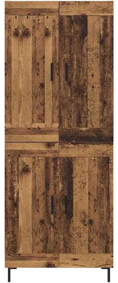 Aukštas spintelė 2 vnt. Senovinis medis 69,5 x 34 x 180 cm