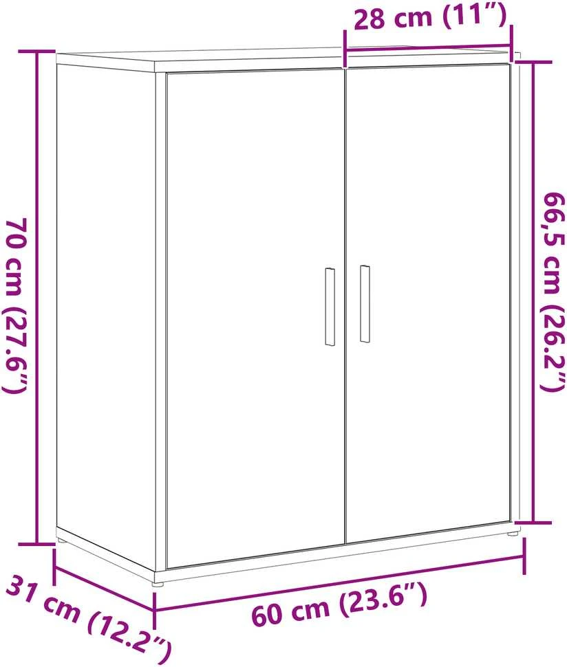 Kabalas 2 vnt. Senas medis 60 x 31 x 70 cm Apdirbta mediena