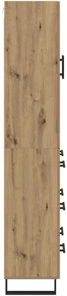 Aukštas spintelė 2 vnt. Amatininkų ąžuolas 69,5 x 34 x 180 cm