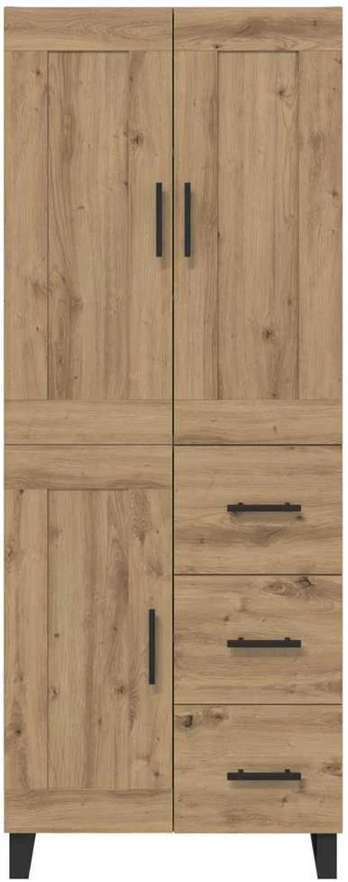Aukštas spintelė 2 vnt. Amatininkų ąžuolas 69,5 x 34 x 180 cm