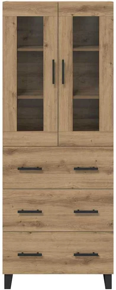 Aukštas spintelė 2 vnt. Amatininkų ąžuolas 69,5 x 34 x 180 cm