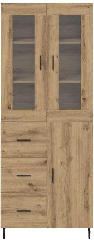 Aukštas spintelė 2 vnt. Amatininkų ąžuolas 69,5 x 34 x 180 cm