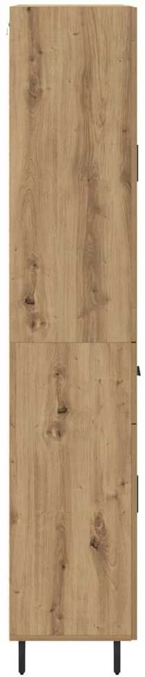 Aukštas spintelė 2 vnt. Amatininkų ąžuolas 69,5 x 34 x 180 cm