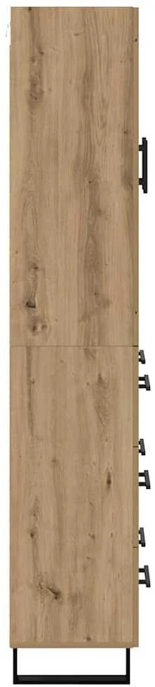 Aukštas spintelė 2 vnt. Amatininkų ąžuolas 69,5 x 34 x 180 cm