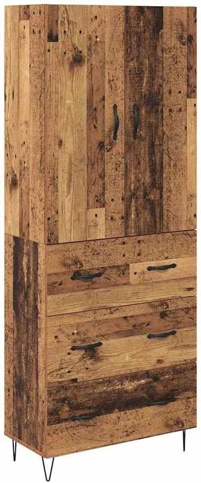 Aukštas spintelė 2 vnt. Senas medis 69,5 x 34 x 180 cm