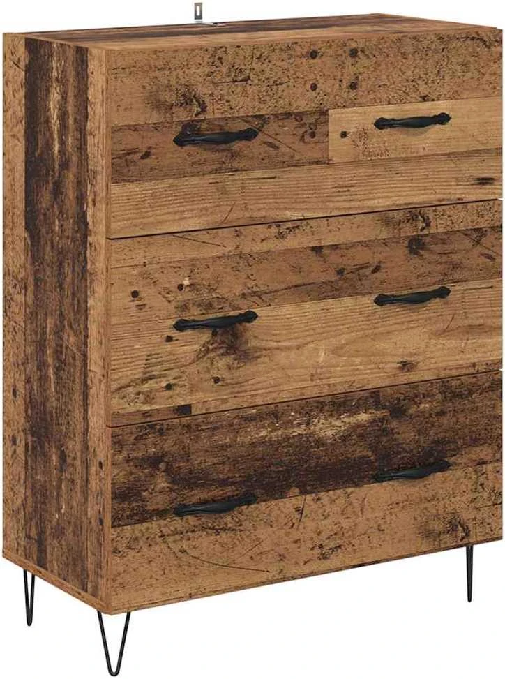 Aukštas spintelė 2 vnt. Senas medis 69,5 x 34 x 180 cm