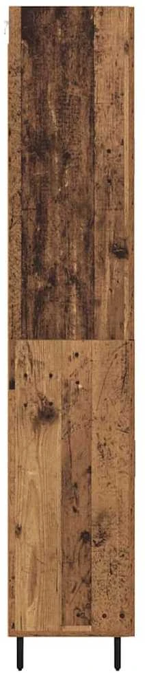 Aukštas spintelė 2 vnt. Senovinis medis 69,5 x 34 x 180 cm