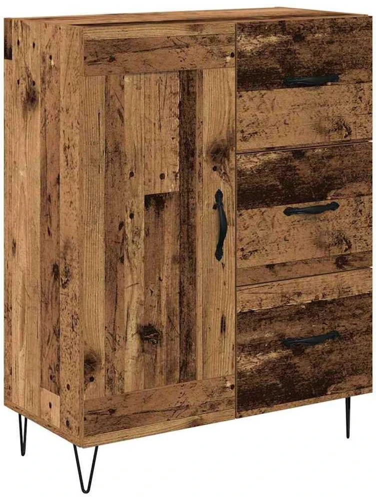 Aukštas spintelė 2 vnt. Senas medis 69,5 x 34 x 180 cm