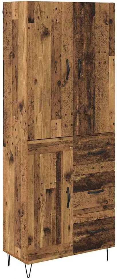 Aukštas spintelė 2 vnt. Senas medis 69,5 x 34 x 180 cm