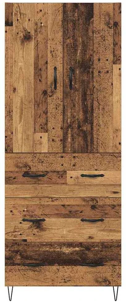 Aukštas spintelė 2 vnt. Senas medis 69,5 x 34 x 180 cm