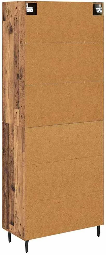 Aukštas spintelė 2 vnt. Senovinis medis 69,5 x 34 x 180 cm