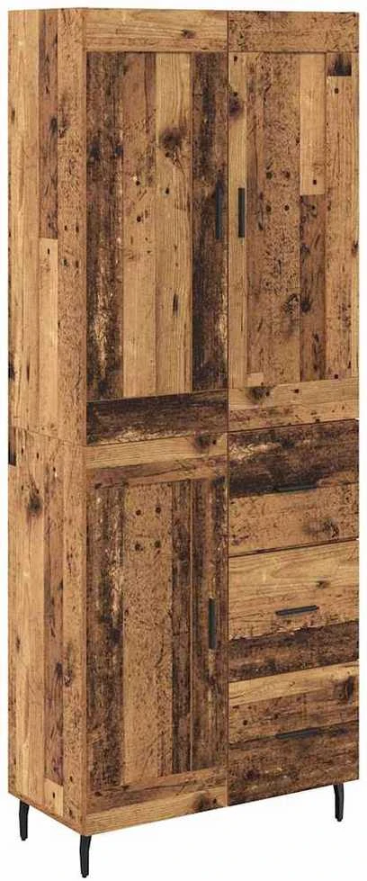 Aukštas spintelė 2 vnt. Senas medis 69,5 x 34 x 180 cm